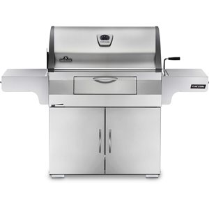 Napoleon 24.75-in x 49.25-in Stainless Steel Charcoal Professional Grill