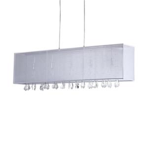 Warehouse of Tiffany Jess Crystal and Mesh 5-Light Kitchen Island Light