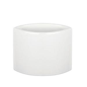 WS Bath Collections Glam White Brass Toothbrush Holder