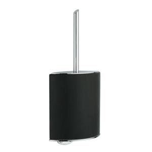WS Bath Collections Glam Black Wall Mounted Toilet Brush Holder