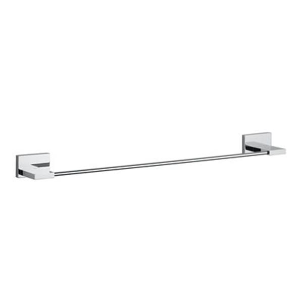 WS Bath Collections Carmel 22.20-in Polished Chrome Towel Bar