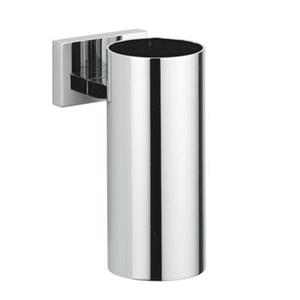 WS Bath Collections Carmel Chrome Finish Solid Brass Toothbrush Holder