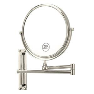 Nameeks Glimmer 8-in x 8-in Chrome Wall Mounted Make-Up Mirror