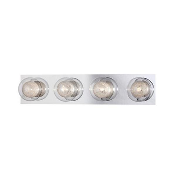 Eurofase Cambria Chrome 4Light Bathroom Vanity Light 27202012 RONA