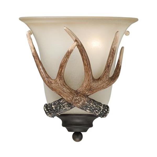 antler wall sconce