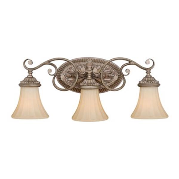 Cascadia Avenant 3-Light Bronze Bathroom Vanity Fixture