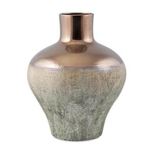 IMAX Worldwide Hargrove 17-in Gold Small Metallic Top Vase