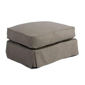 Sunset Trading Americana Gray Slipcover for Rectangular Ottoman