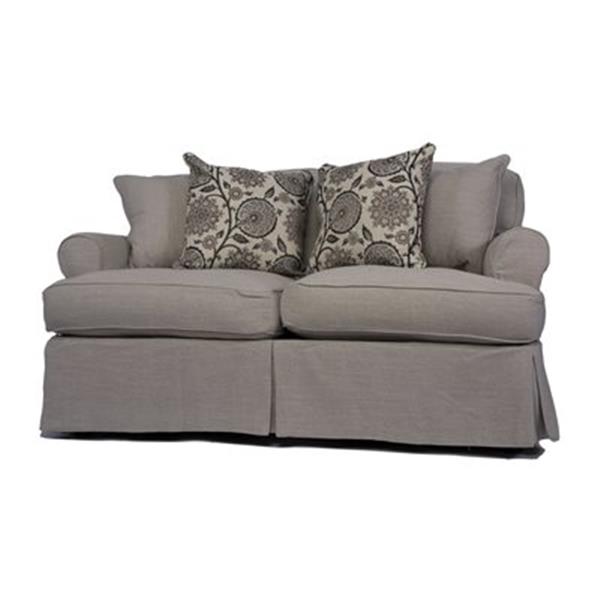 Sunset Trading Horizon Gray Slipcover, T Cushion Sofa Covers Canada