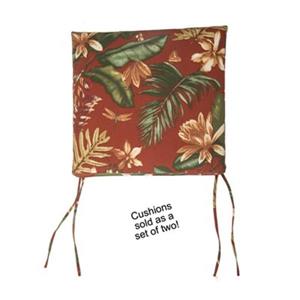 RAM Game Room Products Burgundy TCUSH Tiki Bar Stool Cushion (Set of 2)