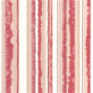 Graham & Brown 56 sq ft Red Bohemia Romany Stripe Unpasted Wallpaper
