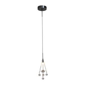 Amlite Lighting Imperial Collection 5-in Chrome Mini Pendant Light
