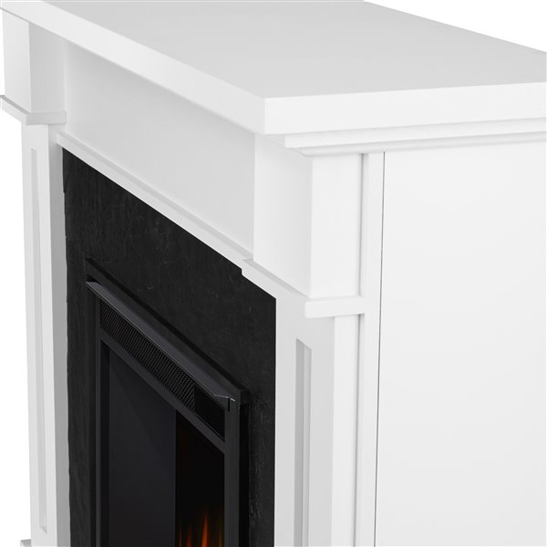 Real Flame Kipling 53.5-In Infrared Electric Fireplace in White