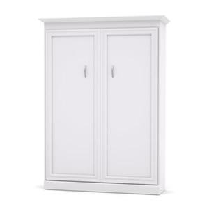 Bestar Versatile Collection 85-in x 63.40-in White Murphy Style Bed