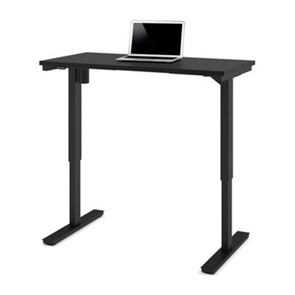 Bestar 24-in x 47.63-in Black Electric Height Adjustable Desk