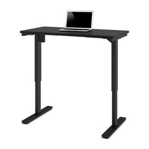 Bestar 24-in x 47.63-in Black Electric Height Adjustable Desk