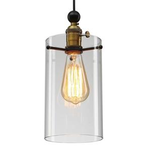 Design Living DU Series Collection 5.1-in x 35.4-in Antique Brass Cylinder Mini Light