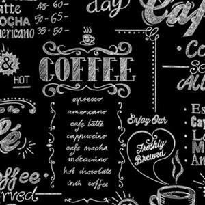 Graham & Brown Modern Living 56 sq ft Black/White Coffee Shop Unpasted Wallpaper