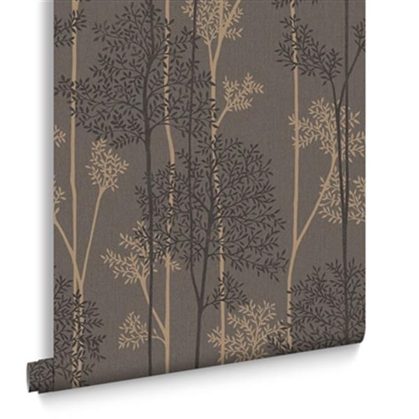 Graham & Brown Innocence 56 sq ft Chocolate/Bronze Eternal Unpasted