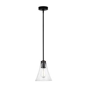 Feiss Marteau Collection 7.25-in x 9.12-in Oil-Rubbed Bronze Cone Mini Pendant Light