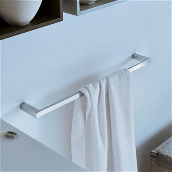 WS Bath Collections Divo 24.40-in Polished Chrome Towel Bar