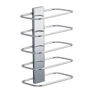 WS Bath Collections Hotellerie 6.30-in Polished Chrome Wall Mount Towel Rack