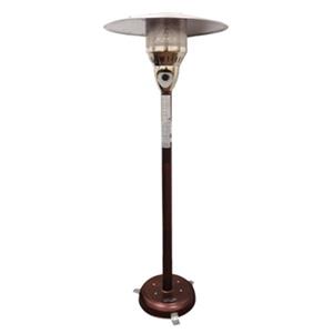 AZ Patio Heaters Hammered Bronze Natural Gas Tall Patio Heater