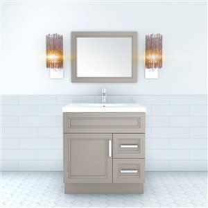 Cutler Kitchen & Bath Urban Collection 23-in x 30-in Rectangle Mirror