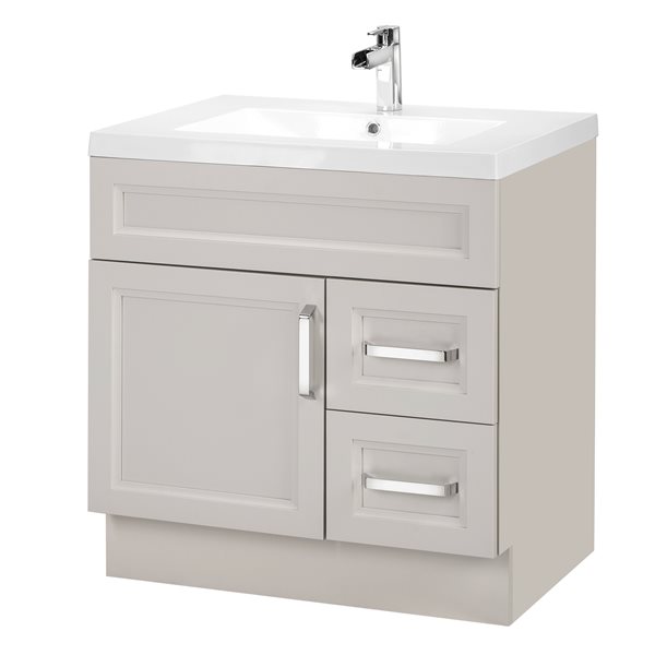Cutler Kitchen & Bath Urban 30in White Single Sink Bathroom Vanity