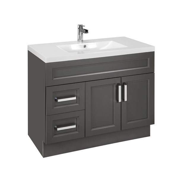 Cutler Kitchen & Bath Urban 36in Dark Brown Single Sink Bathroom