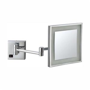 Nameeks Glimmer 8-in x 8-in Square Wallmounted LED 5x Makeup Mirror