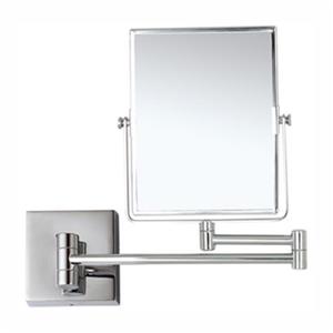 Nameeks Glimmer 8.5-in x 6.3-in Chrome Double Face 5x Wallmounted Makeup Mirror