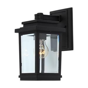 Artcraft Lighting Freemont 1-Light Small Black Outdoor Sconce