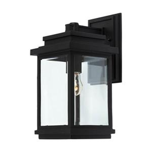 Artcraft Lighting Freemont 1-Light Medium Black Outdoor Sconce