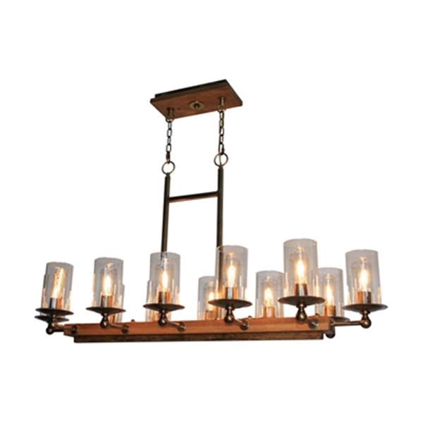 Artcraft Lighting Legno Rustico 12-Light Kitchen Island Light