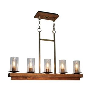 Artcraft Lighting Legno Rustico 5-Light Kitchen Island Light