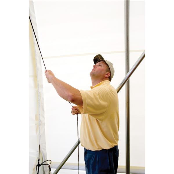 ShelterLogic Pull-Eaze(TM) Roll-Up Door Kit - Silver