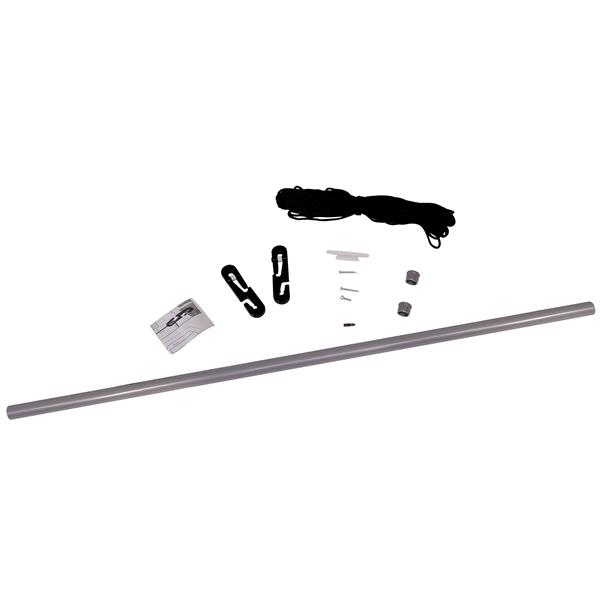 ShelterLogic Pull-Eaze(TM) Roll-Up Door Kit - Silver