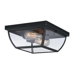 Cascadia Granville Bronze Outdoor Flush Mount Ceiling Light
