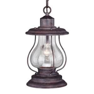 Cascadia Dockside 1-Light Bronze Coastal Outdoor Pendant Light