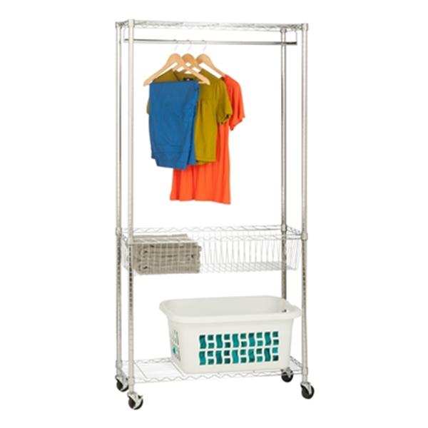 Honey Can Do SHF-04272 Rolling Laundry Station,SHF-04272