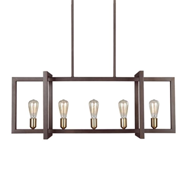 Generation Lighting Finnegan 5-Light Pendant Kitchen Island Light