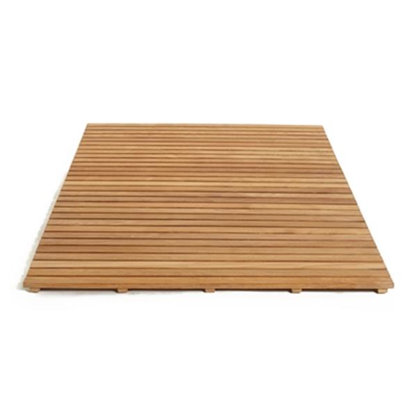 ARB Teak & Specialties 60-in x 40-in Teak Shower Base Bath Mat