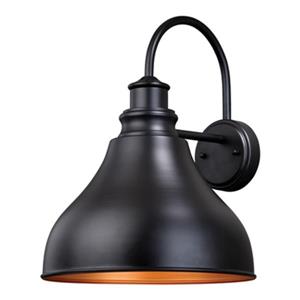 Cascadia Delano Dusk to Dawn Bronze Farmhouse Barn Wall Light