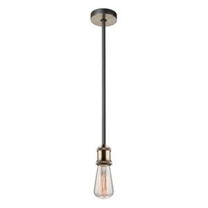 Artcraft Lighting Tribeca Collection 3.5-in x 6-in Satin Brass Mini Pendant Light