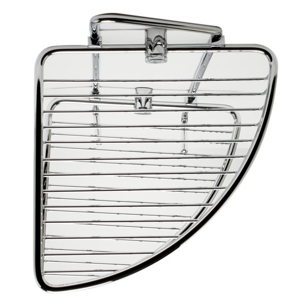 ALFI brand Corner Mounted Double Basket Shower Shelf