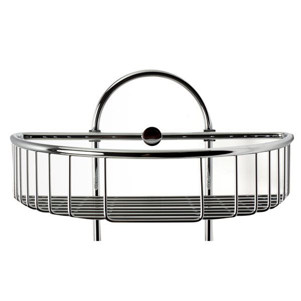 ALFI brand Wall Mounted Double Basket Shower Shelf