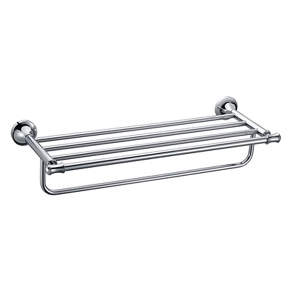 ALFI brand 23-in Polished Chrome Towel Bar and Shelf AB9583 | RONA