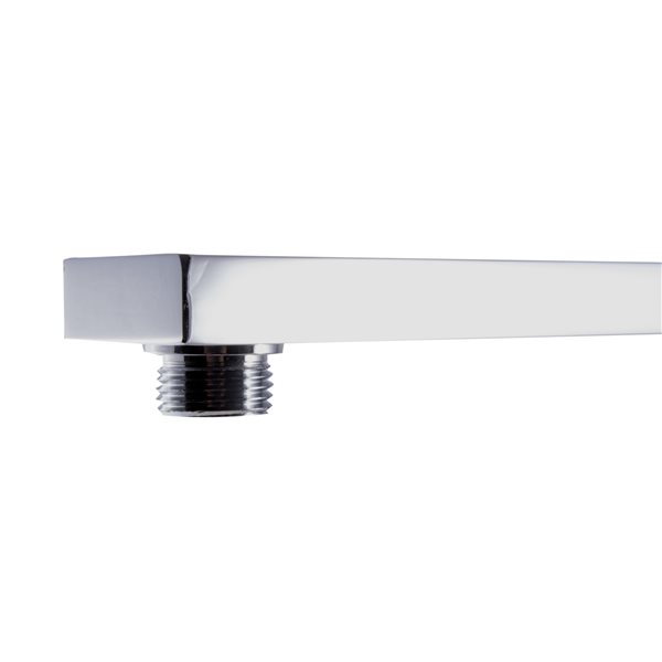 ALFI brand 12-in Square Raised Wall-Mounted Shower Arm,AB12G