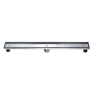 ALFI brand 36-in Modern Stainless Steel Linear Shower Drain without Cover